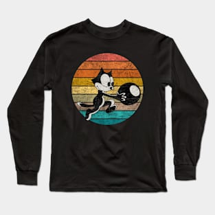 Felix The Cat with Bomb Long Sleeve T-Shirt